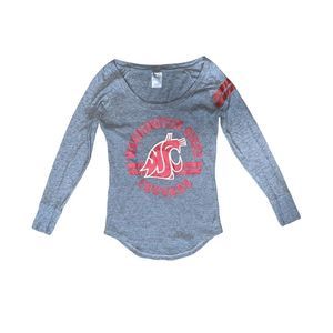 Washington State, WSU, Thermal Long Sleeve Shirt, Small, Used Good Condition.